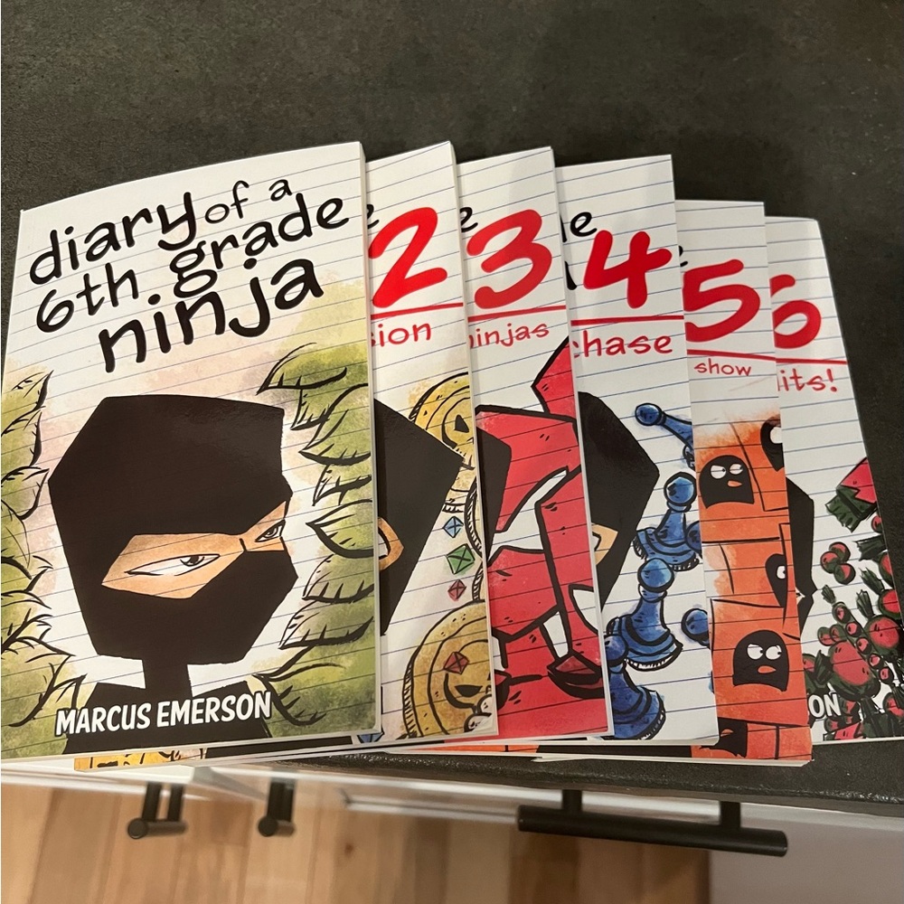 Diary of a 6th Grade Ninja books